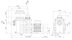 BADU Magic II Speck Schwimmbadpumpen Serie