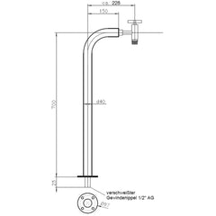 Wasserentnahmestelle klein