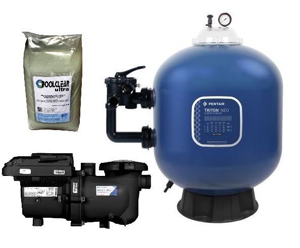 Pentair VSF3 Sandfilteranlage bis 35m³ Energiesparpumpe