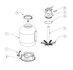 Ersatzteile für Sta-rite CRISTAL-FLO TOP MOUNT CLEARPRO