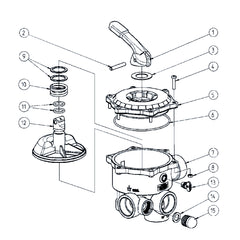 Ersatzteile für Praher Rückspülventil V6 1 1/2" SM