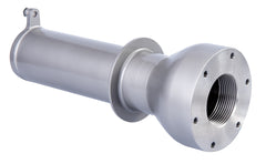 Lahme-V4A-Wanddurchführungen mit Flanschanschluss in 2" IG x 1 1/2" IG, 240mm lang