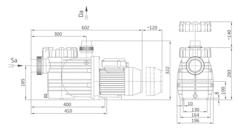 BADU Eco Touch-PRO II Energiesparpumpe ◊