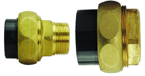 Übergangsverschraubung PVC/Rotguss