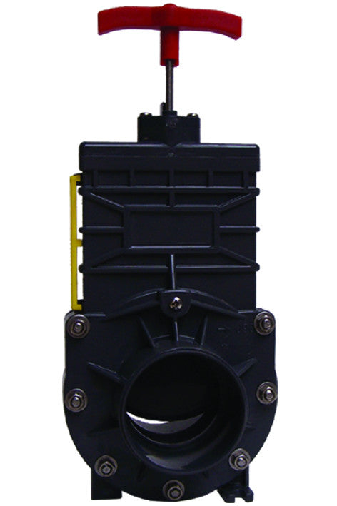 Absperrschieber grau