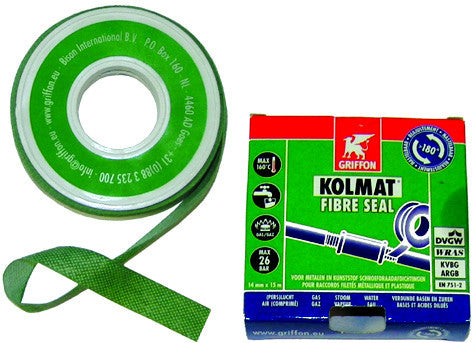 Kolmat - Gewindedichtband Hanf-Teflon-Mischung