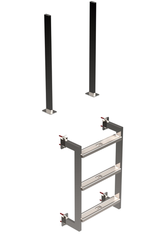 Edelstahlleiter (V4A) KLASSIK ◊