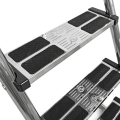 Treppenleiter VA mit Sicherheitsstufen ◊