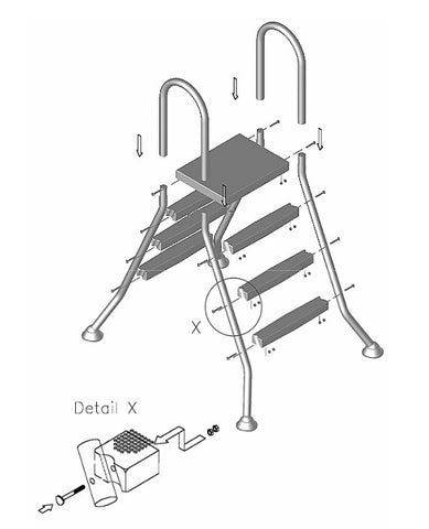 Hochbeckenleitern aus Edelstahl ◊