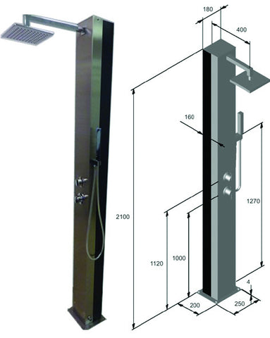 Solardusche "TRINIDAD" ◊