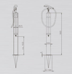 Kaltwasser-Dusche "ALTENA" & "ALTENA MINI" ◊