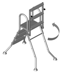 Hochbeckenleitern aus Edelstahl