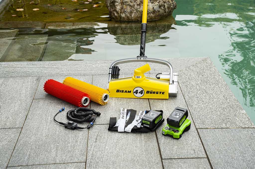 Bisam Bürste Profi Variante am Teich