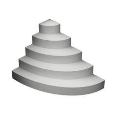 Schwimmbadtreppe Ecktreppe rund ◊