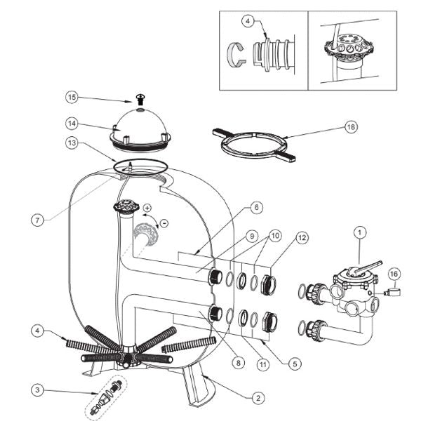Ersatzteile für Pentair TRITON / TRITON II CLEARPRO
