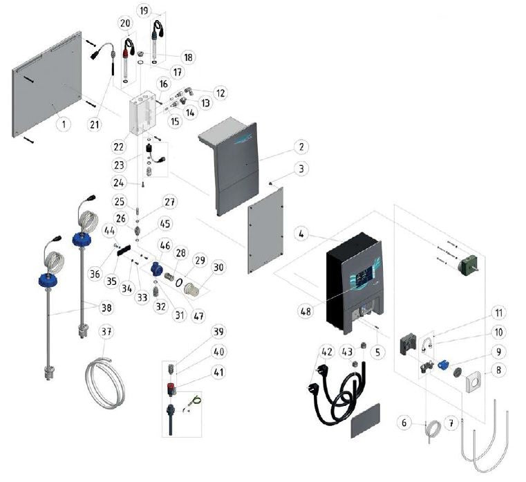Ersatzteile für Pool Relax 3 Chlor (2017- )
