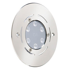 Abdeckblenden aus V4A für Folien- und Polyesterbecken für Unterwasserscheinwerfer EVA