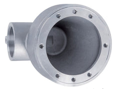  Lahme Bodenablauf mit Antiwirbeldeckel und rechtwinkligen Abgang 2" IG für Folienbecken