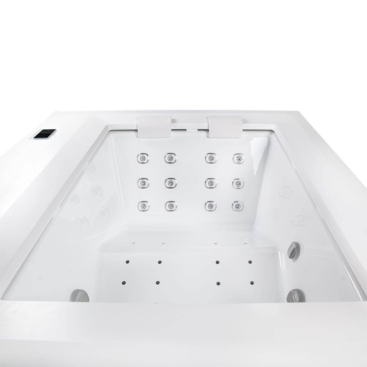 Wellis Dabassy Edge Select Whirlpool, Detail der Überlaufrinne