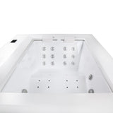 Wellis Dabassy Edge Select Whirlpool, Detail der Überlaufrinne