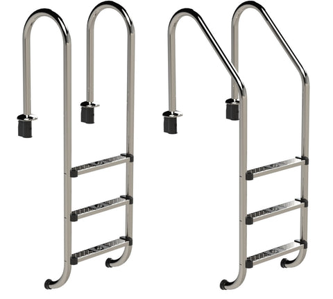 Edelstahlleiter V2A eng und weit ◊