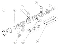 Ersatzteile für Pentair Pro Valve Ventil