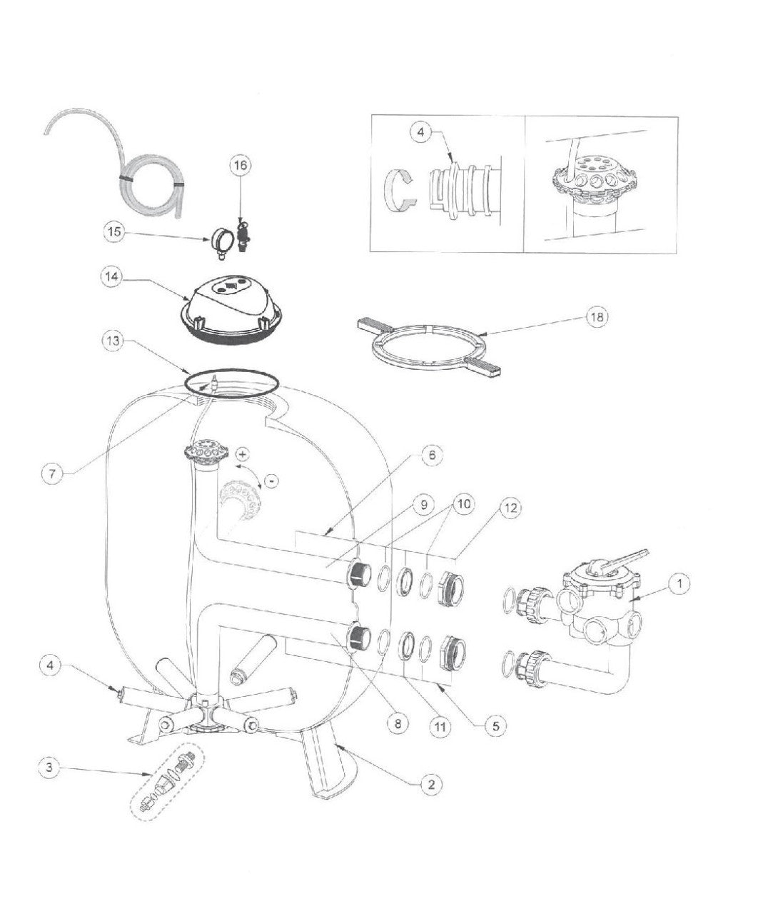 Ersatzteile für Pentair TRITON NEO SIDE MOUNT