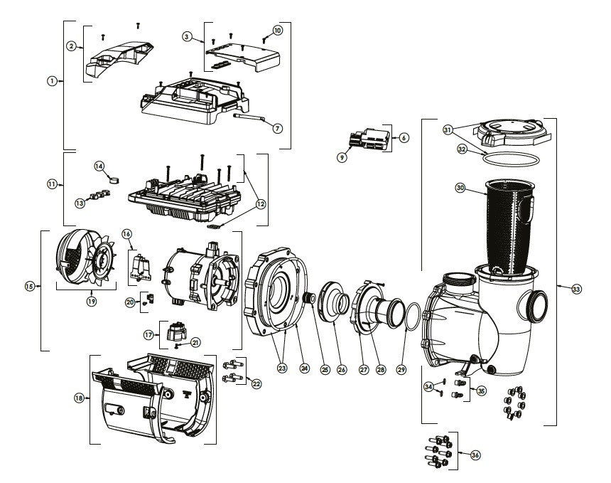 Ersatzteile für Pentair INTELLIFLO3 VSF