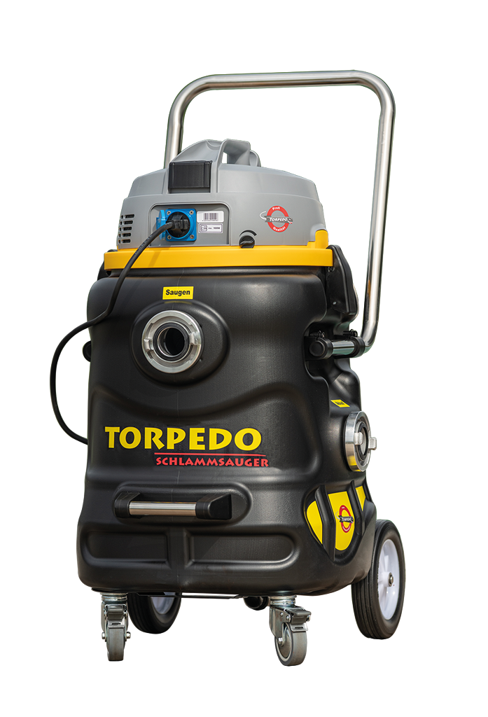 TORPEDO Teichschlammsauger mit Profizubehör