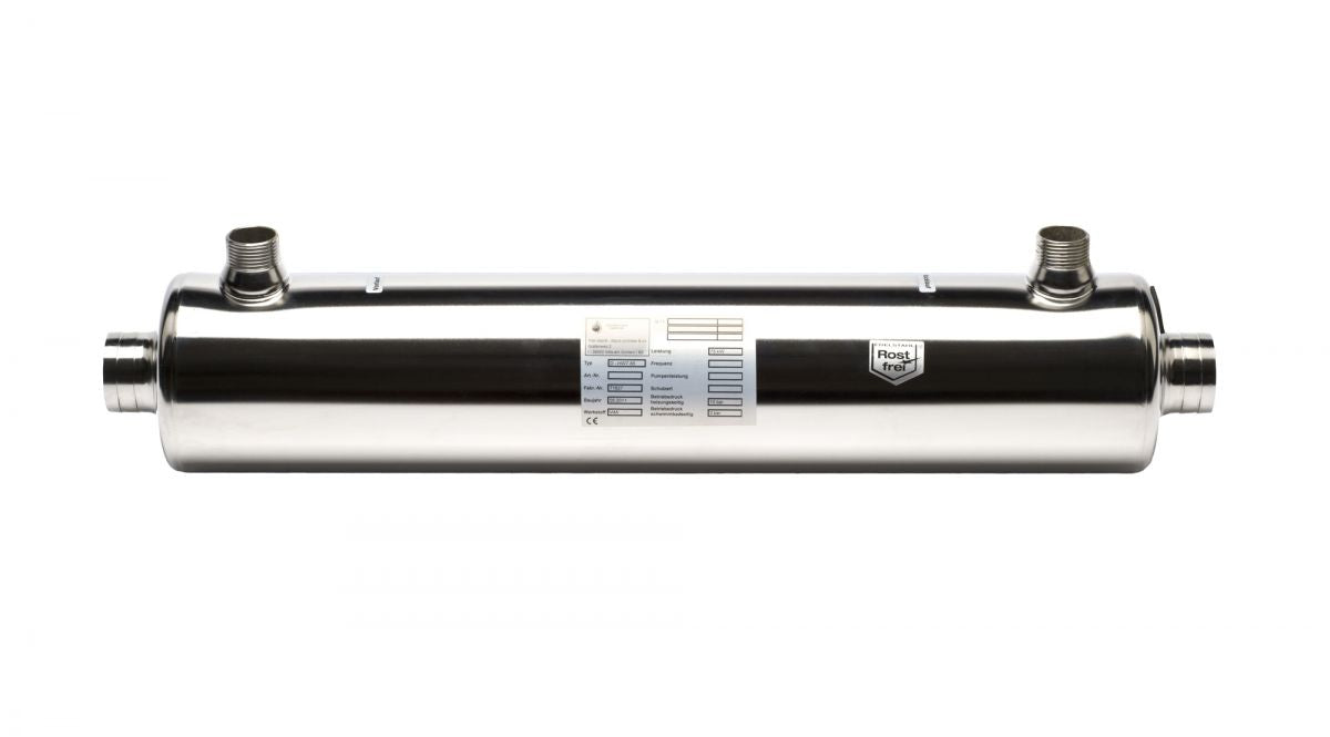 Kreuz - Wärmetauscher V4A oder Titan