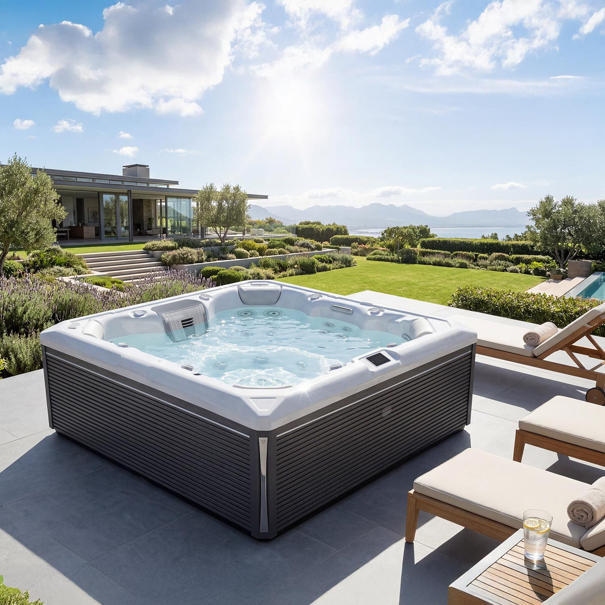 Lifestyle: Wellis Mandala Life Whirlpool in Benutzung, Motiv 2