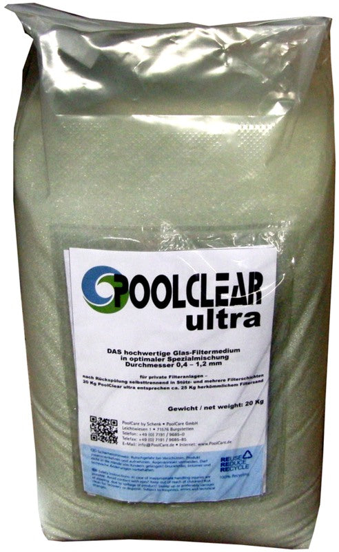 VitroSphere - PoolClear ultra - Glas-Filtermedium - (Sack 20kg )