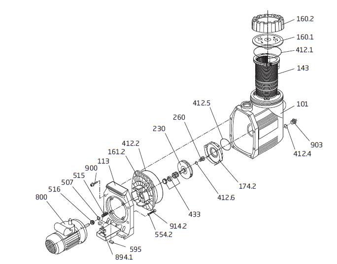 Ersatzteile für Speck BADU Prime 7,11,13,15 + 20