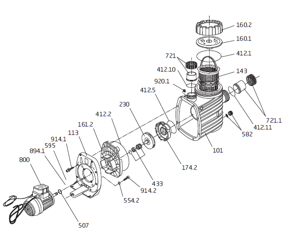 Ersatzteile für Speck Badu Eco Touch-Pro / II