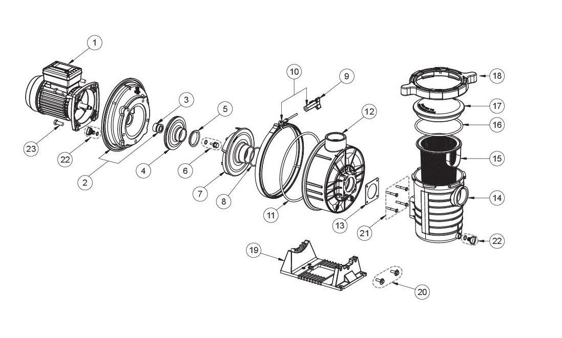 Ersatzteile für Pentair ULTRAFLOW PLUS