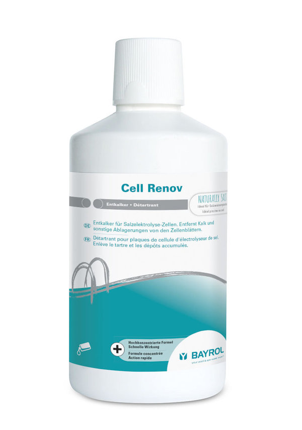 Cell Renov Entkalker für Salzelektrolyse-Zellen / 1 Liter Flasche